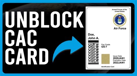 how to unblock smart card navy|how to unblock a cac card.